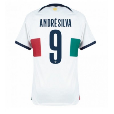 Fotballdrakt Herre Portugal Andre Silva #9 Bortedrakt VM 2022 Kortermet
